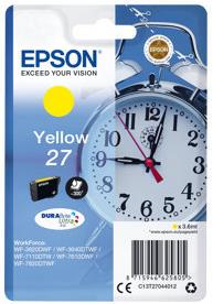 Epson 27 - yellow - original - ink cartridge