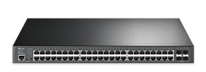 TP-Link JetStream 48-Port Gigabit and 4-Port 10GE SFP L2 Managed Switch with 48-Port PoE