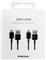 SAMSUNG DATA KABEL DG930MBEG USB - Type C, Set 2 kom., 1.5m crni