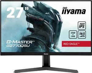 27''/68,5cm (2560x1440) iiyama G-Master G2770QSU-B1 16:9 0.5ms IPS HDMI DisplayPort VESA Speaker WQHD 165Hz Black