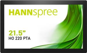 54,6cm/21,5'' (1920x1080) Hannspree HO220PTA 16:9 5ms HDMI VGA USB2 DisplayPort VESA Speaker Touchscreen FullHD Black