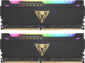 Patriot Viper Steel RGB Kit 32GB (2x16GB) DDR4-3600 DIMM PC4-28800 CL18, 1.35V