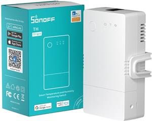 SONOFF smart switch THR320, temperature sensor. and humidity, Alexa/Google Home/IFTTT, 20A max.