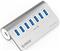 USB-C hub 7-port, 7x USB-A 3.2 Gen2, 10Gbps, ALU, ORICO M3U7