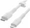 Belkin BOOST CHARGE Silicone cable USB-C to Lightning - 1M - White