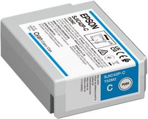 Epson SJIC42P-C - cyan - original - ink cartridge