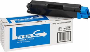 Kyocera TK 580C - cyan - original - toner cartridge