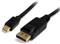 StarTech.com 10ft Mini DisplayPort to DisplayPort Cable - M/M - mDP to DP 1.2 Adapter Cable - Thunderbolt to DP w/ HBR2 Support (MDP2DPMM10) - DisplayPort cable - 3 m