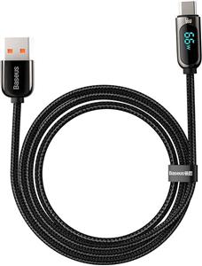 Kabel USB do USB-C Baseus Display, 66W, 2m (crna)