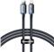 Kabel USB-C do Lightning Baseus Crystal Shine, 20W, PD, 2m (crna)