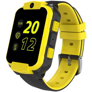 Kids smartwatch Canyon Cindy KW-41, 1.69"IPS colorful screen 240*280, Nano SIM card, 680mAh battery, built in TF card: 512MB,, Yellow