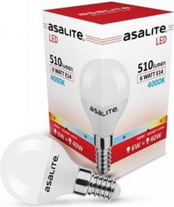 ASALITE LED lamp E14 6W 4000K 510lm