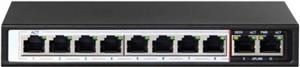 Extralink Ceres Unmanaged PoE Switch 8x 100Mb s PoE, 2 x Uplink