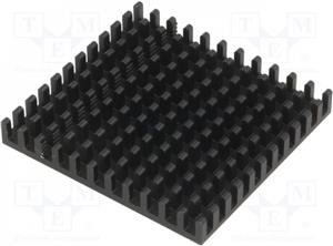 Hladilo 35x35x6mm, FISCHER, pogodno za Raspberry Pi 4