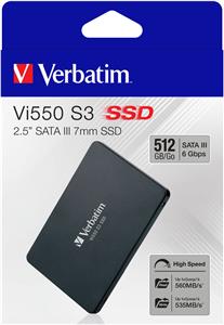 Verbatim Vi550 S3 2TB SSD SATA3 TLC, 2.5", R/W: 550/500MB/s