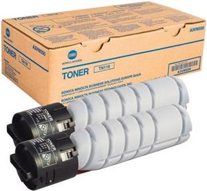 Toner Konica Minolta TN-118bk twin pack black #A3VW050 (A3VW0D0)