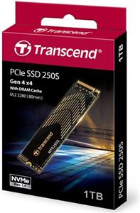 Transcend SSD MTE250S NVMe 1TB, inkl. KĂĽhlkörper