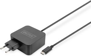 65W USB-C Netzteil 100/240V Digitus Black