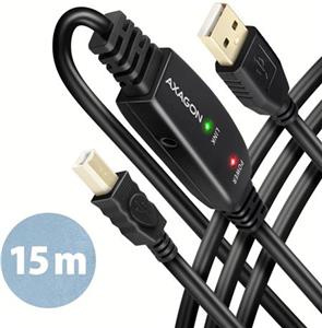 CC USB AM 2.0 -> USB AF, Aktivni produžni, 15m, ADR-215B, AXA