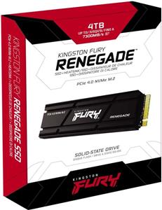 Kingston Fury Renegade M.2 Pci-e 4.0 NVMe 4TB heatsink