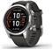 Pametni sat GARMIN Fenix 7S PRO Solar, GPS, multisport, Silver SS, Grapphite remen, 010-02776-01