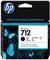 HP 712 38-ml Black DesignJet Ink Cartridge