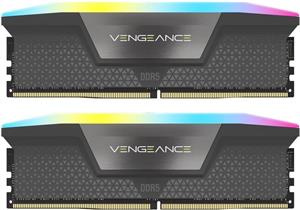 CORSAIR RAM Vengeance RGB - 64 GB (2 x 32 GB Kit) - DDR5-6000 DIMM CL40