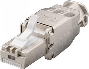 Techly 105872 Wtyk modularny RJ45 Cat6a 10G beznarzędziowy, STP