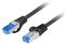 PATCHCORD KAT.6A S/FTP LSZH CCA 1.5M crna FLUKE PASSED LANBE