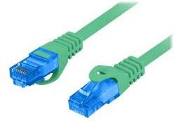 PATCHCORD KAT.6A S/FTP LSZH CCA 10M zelena FLUKE PASSED LANBERG