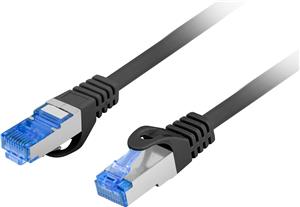 PATCHCORD KAT.6A S/FTP LSZH CCA 1M crna FLUKE PASSED LANBERG