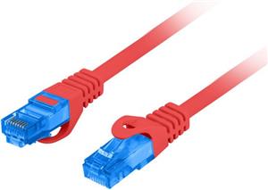 PATCHCORD KAT.6A S/FTP LSZH CCA 2M crvena FLUKE PASSED LANBERG