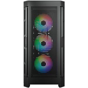 COUGAR | Duoface Pro RGB | PC Case | Mid Tower / TG & Airflow Front Panel / 4 x ARGB Fans / TG Left Panel