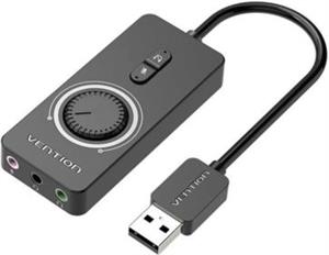 Vention USB 2.0 External Stereo Sound Adapter with Volume Control, 0.5m