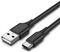 Vention USB 2.0 A Male to C Male 3A Cable 0,5m, Black