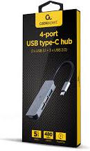 GEMBIRD Hub USB-C 4-Porty