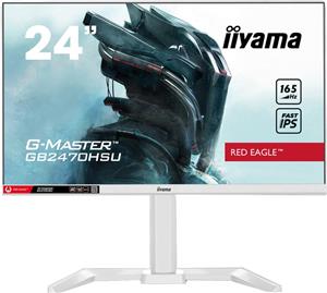 iiyama G-Master GB2470HSU-B5 Red Eagle - 23.8" | Fast IPS | Full HD | 165 Hz bijela