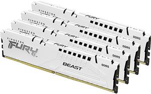 Kingston DRAM 64GB 6000MT/s DDR5 CL40 DIMM (Kit of 4) FURY Beast White XMP EAN: 740617335132