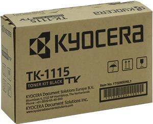 TON Kyocera Toner TK-1115 Schwarz bis zu 1.600 Seiten gem. ISO/IEC 19752