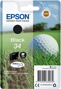 TIN Epson Tinte 34 C13T34614010 Schwarz bis zu 350 Seiten