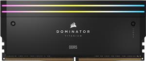 RAM Corsair D5 6400 64GB C32 Dom Titanium RGB K2