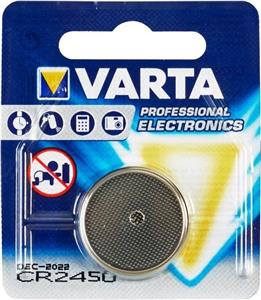 VARTA Professional Electronics Knopfzelle Batterie CR 2450 1er Blister