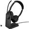 Jabra Evolve2 55 MS Stereo USB Headset black USB-C Ladestation