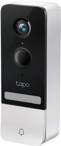 Tapo Smart Battery Video Doorbell - Tapo D230S1 Water & Dust Resistant IP64,Anti-theft Alarm,Color Night Vision,2K 5MP Live View,Longer Battery Life