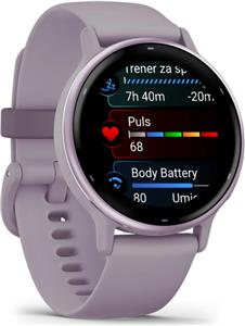 Pametni sat GARMIN Vivoactive 5 Orchid Metalic remen, 010-02862-13