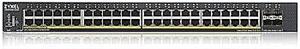 XGS1930-52HP, 48x 1G RJ-45 PoE, 4x 10G SFP+, 176 Gbps, 130.9 Mpps, 441x330x44 mm