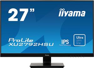 68,6cm/27" (1920x1080) Iiyama ProLite XU2792HSU-B6 16:9 FHD IPS 100Hz 0,4ms HDMI DP USB VESA Speaker Black