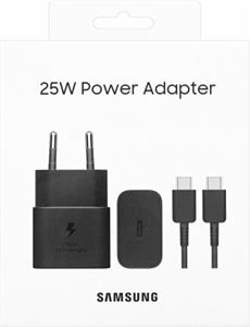 Samsung quick charger 25W power supply incl. data cable USB Type-C black