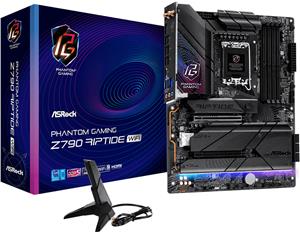 ASROCK MB Desktop Z790 Riptide Wi-Fi S1700, 4x DDR5, 1x PCIe 5.0 x16, 1x PCIe 4.0 x16, 1x PCIe 3.0 x1, 1x Blazing M.2, 4x Hyper M.2, 8x SATA3, 2x USB-C, 8x USB 3.2, 6x USB 2.0, 1x RJ-45 2.5GB, 802.11