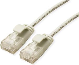 Roline UTP Data Center Patch kabel, Cat.6A (Class EA), LSOH, Slim, 1.5m, sivi